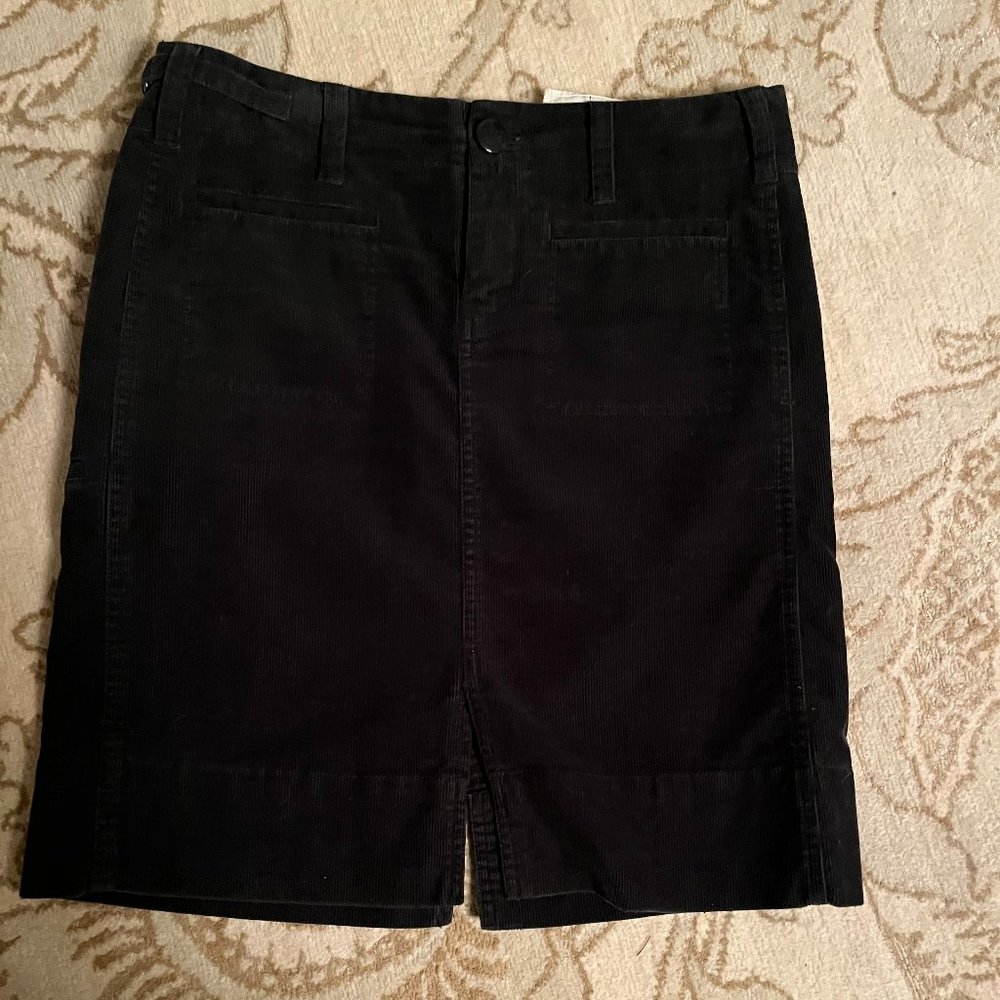 Old English G1 black corduroy skirt
